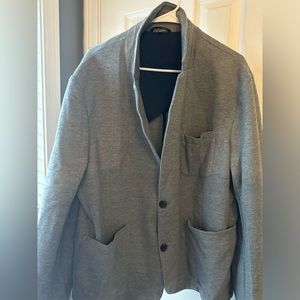 Goodfellow  Blazer Mens XL Gray Cotton Polyester Suit Jacket Sport Coat